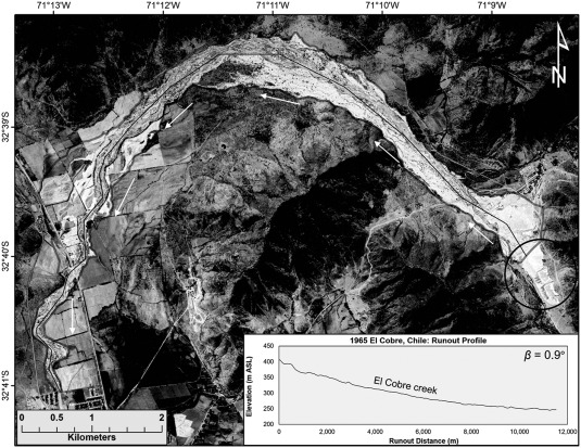 Immagine satellitare El Cobre - Cile